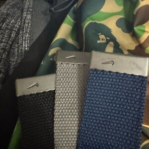 Nike 3 in 1 Silver Belt with Bottle Opener Buckle